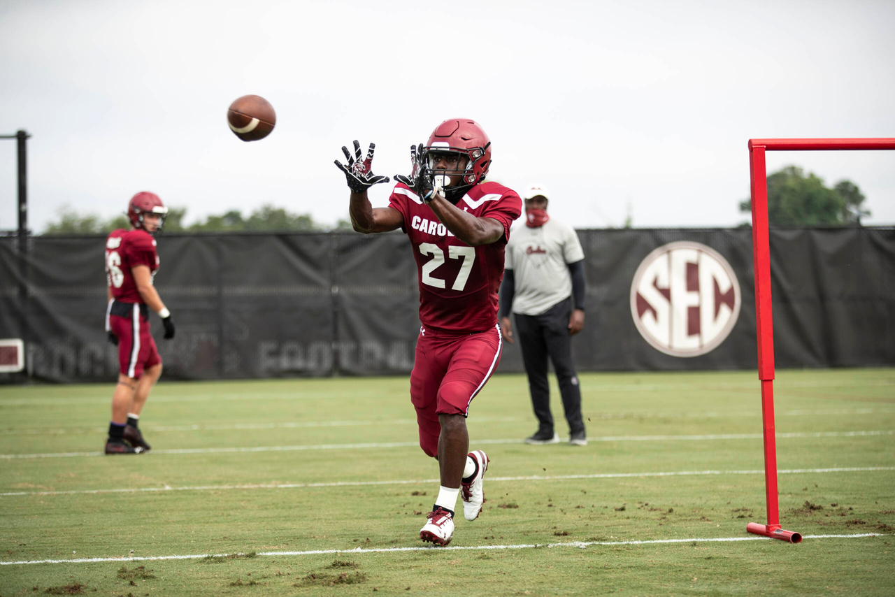 Payton Mangrum (27) | Tuesday, Sept. 1, 2020 | Ken & Cyndi Long Football Operations Center | Columbia, S.C. | Photos by South Carolina Athletics