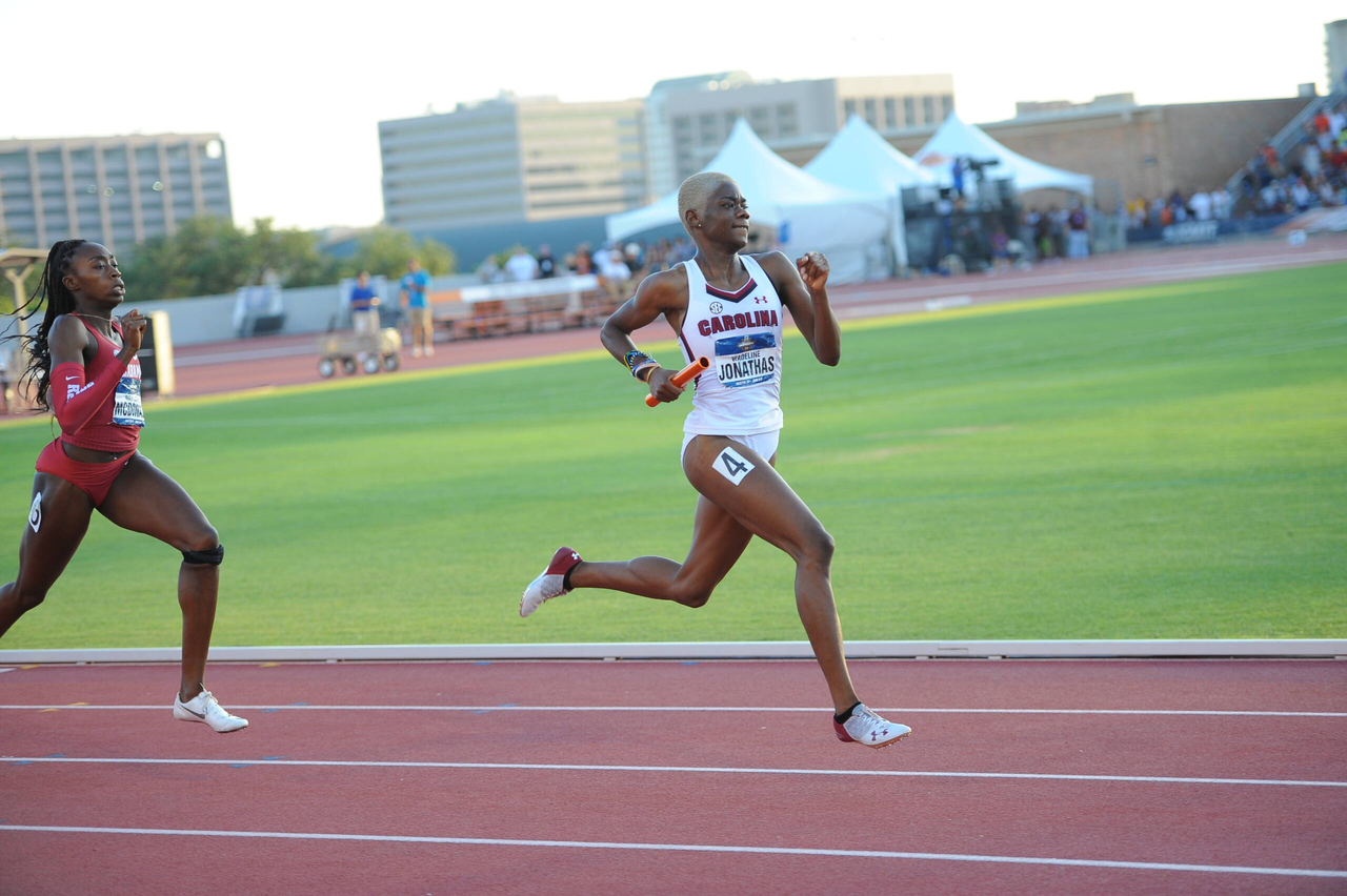 Wadeline Jonathas in action at the 2019 NCAA Outdoor Championships | June 5-8, 2019 | Photos by Cheryl Treworgy