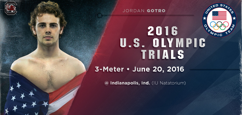 Gotro Competes for Olympic Spot at U.S. Diving Trials