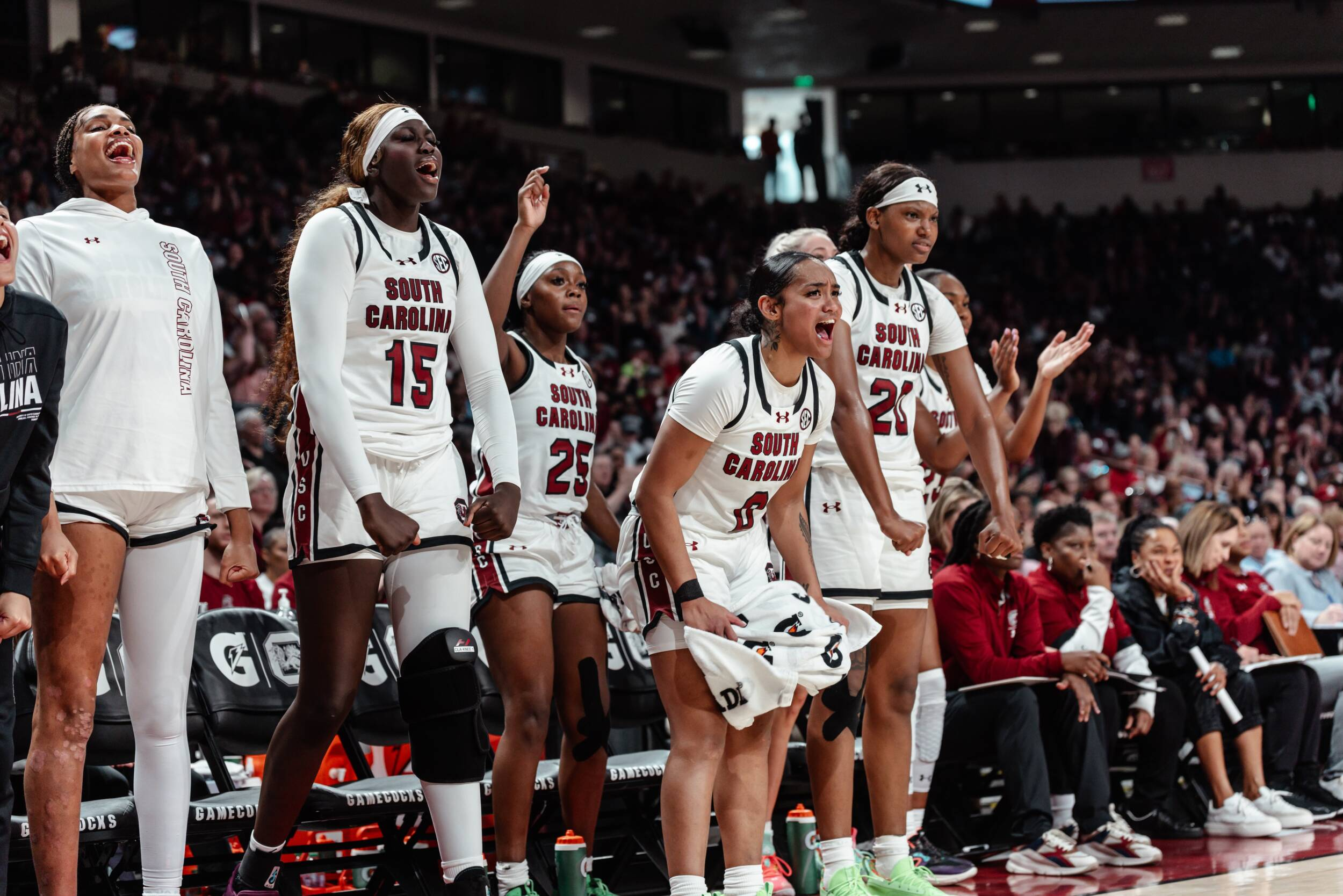 Kitts scored 14 points in No. 1 South Carolina’s 42nd straight win, 95-44, over East Carolina