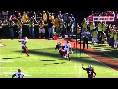 Connor Shaw to Bruce Ellington Touchdown - South Carolina Football vs. Arkansas