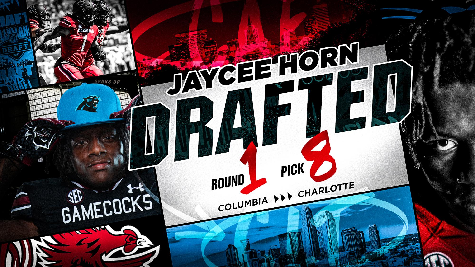 Horn Selected by Carolina in the First Round of the 2021 NFL Draft