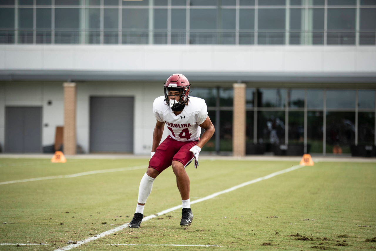 Joey Hunter (14) | Tuesday, Sept. 1, 2020 | Ken & Cyndi Long Football Operations Center | Columbia, S.C. | Photos by South Carolina Athletics
