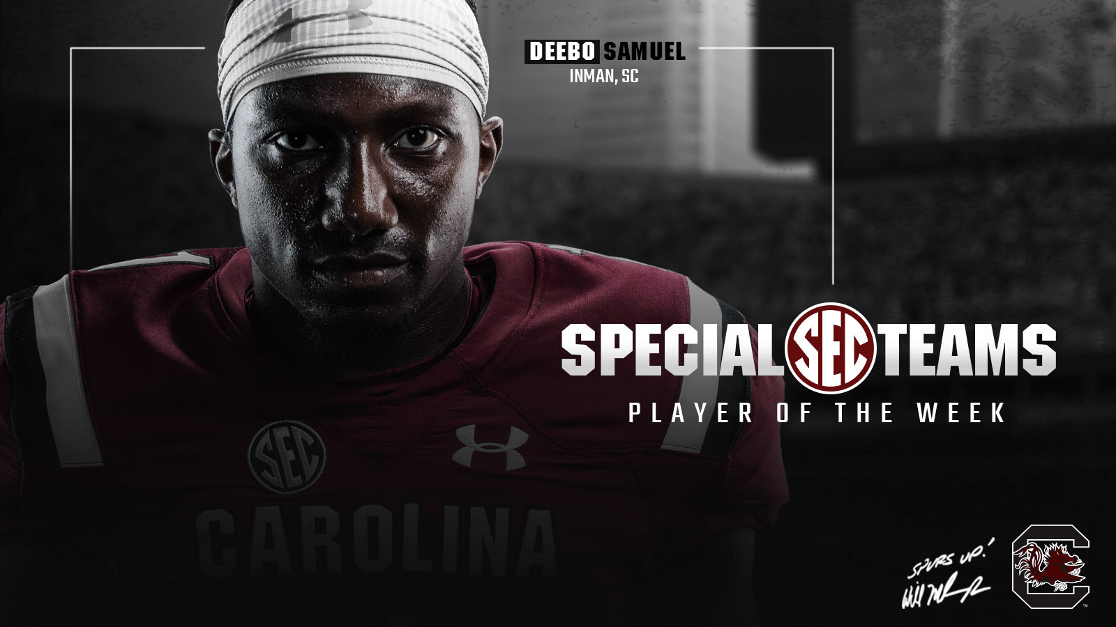 Samuel Named SEC Special Teams Player of the Week