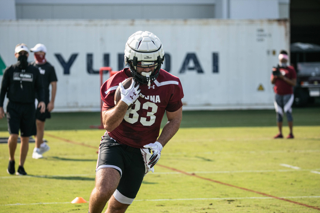 Patrick Reedy (83) | Wednesday, Aug. 19, 2020 | Ken & Cyndi Long Football Operations Center | Columbia, S.C. | Photos by South Carolina Athletics