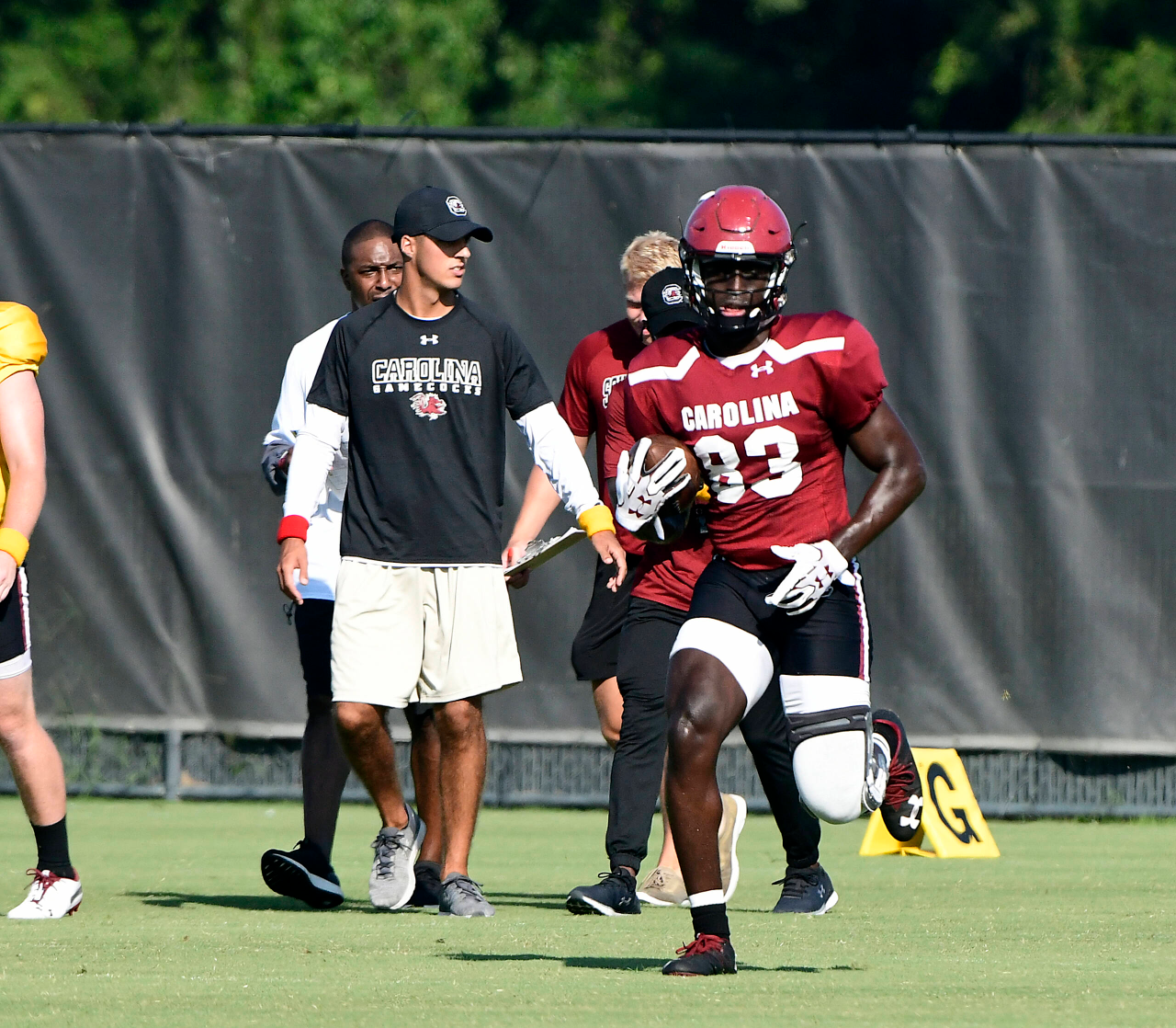 Chavis Dawkins at practice | Aug. 6, 2018 | Photo by Allen Sharpe