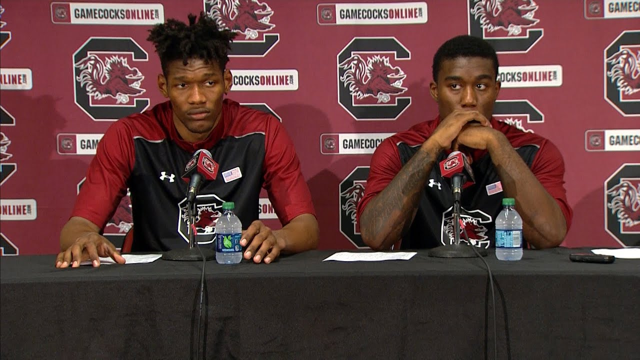 Chris Silva and Duane Notice Post-Game Press Conference (Francis Marion) - 12/30/15