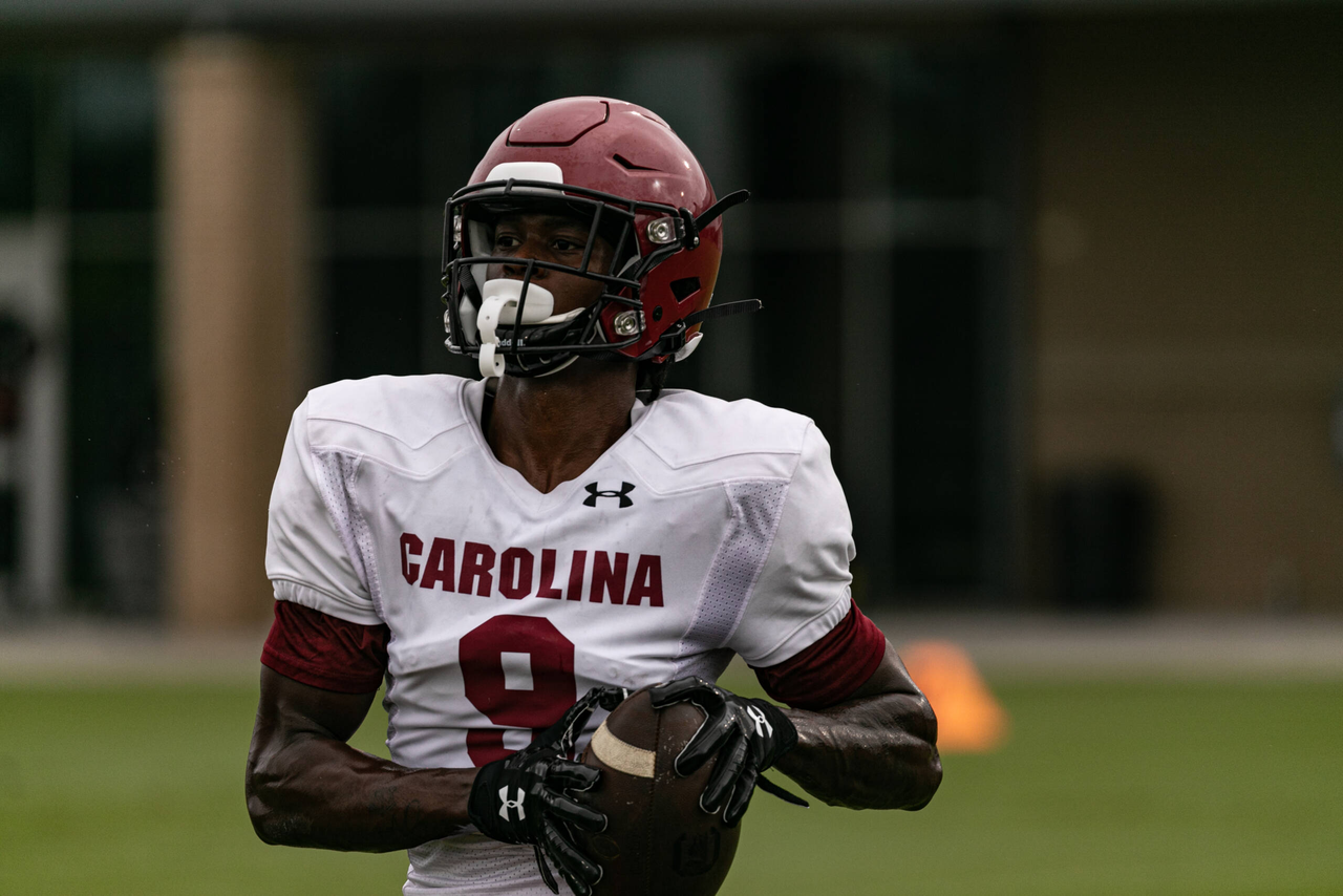 Cam Smith (9) | Tuesday, Aug. 25, 2020 | Ken & Cyndi Long Football Operations Center | Columbia, S.C. | Photos by South Carolina Athletics