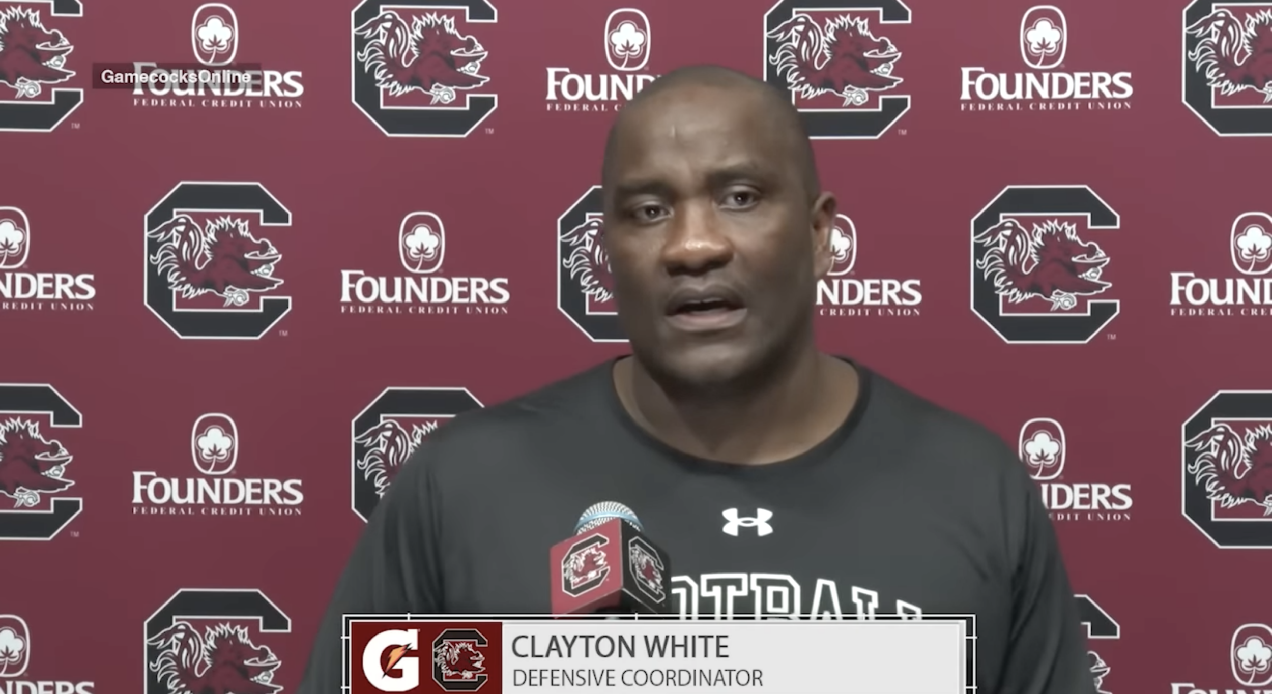 Football: Clayton White News Conference