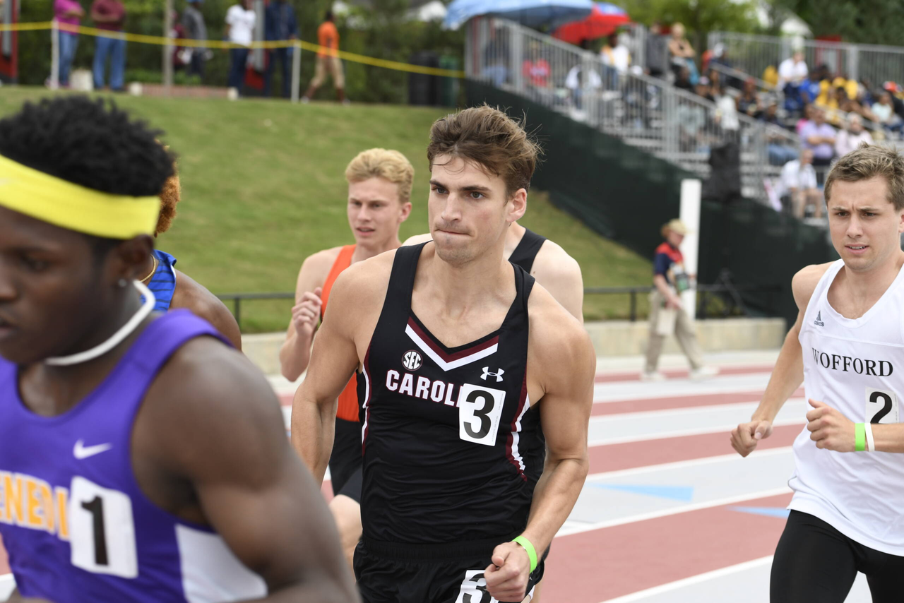 Ian Fladd in action at the 2019 Gamecock Invitational | April 13, 2019 | Photo by Allen Sharpe