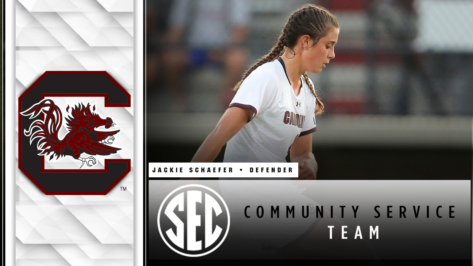 Jackie Schaefer Named To SEC Community Service Team