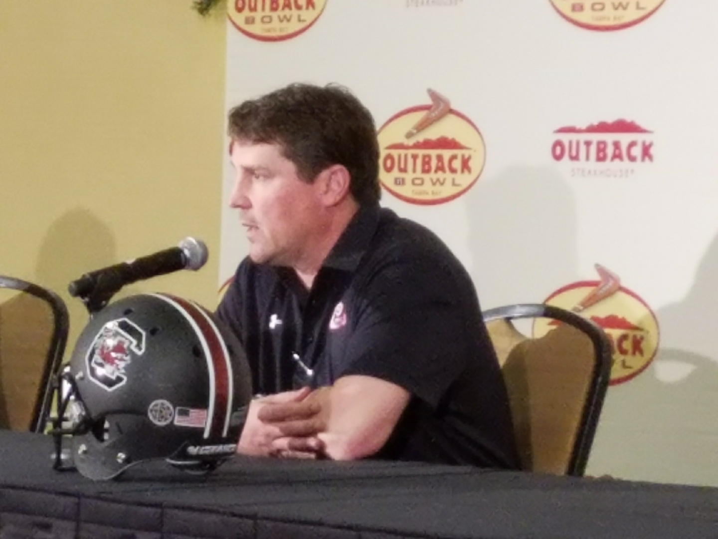 Will Muschamp Outback Bowl Press Conference Quotes