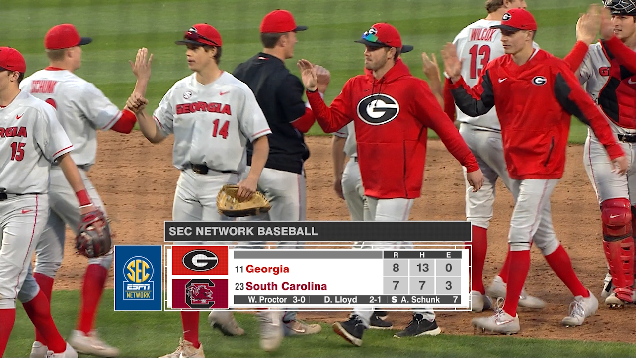 3/16/19 - Baseball vs. Georgia Highlights