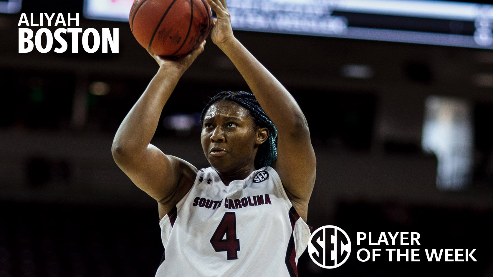 Boston Named SEC Co-Player of the Week
