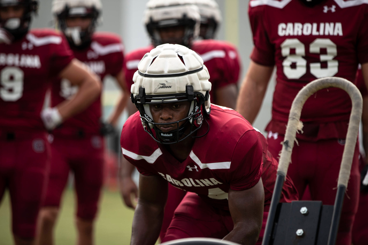 Deshaun Fenwick (14) | Tuesday, Sept. 1, 2020 | Ken & Cyndi Long Football Operations Center | Columbia, S.C. | Photos by South Carolina Athletics