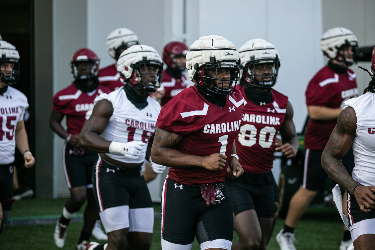 Marshawn Lloyd (1) | Wednesday, Aug. 19, 2020 | Ken & Cyndi Long Football Operations Center | Columbia, S.C. | Photos by South Carolina Athletics
