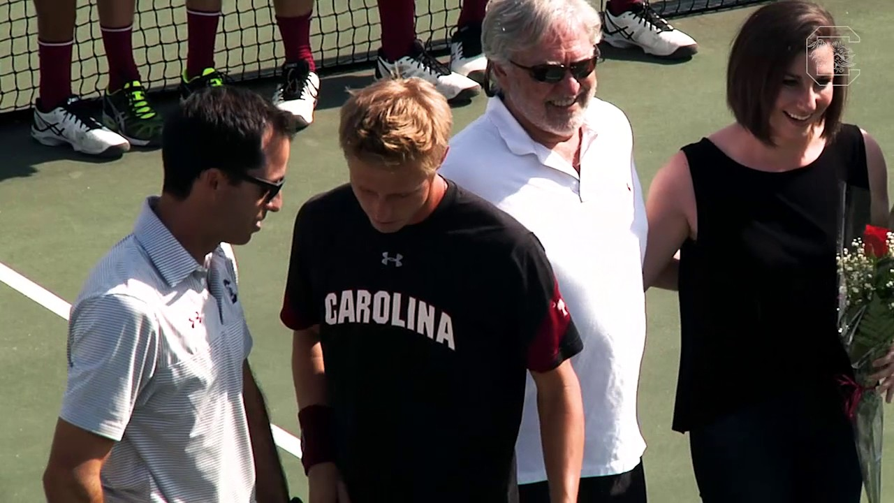 Men's Tennis Senior Day Ceremony — 4/14/17