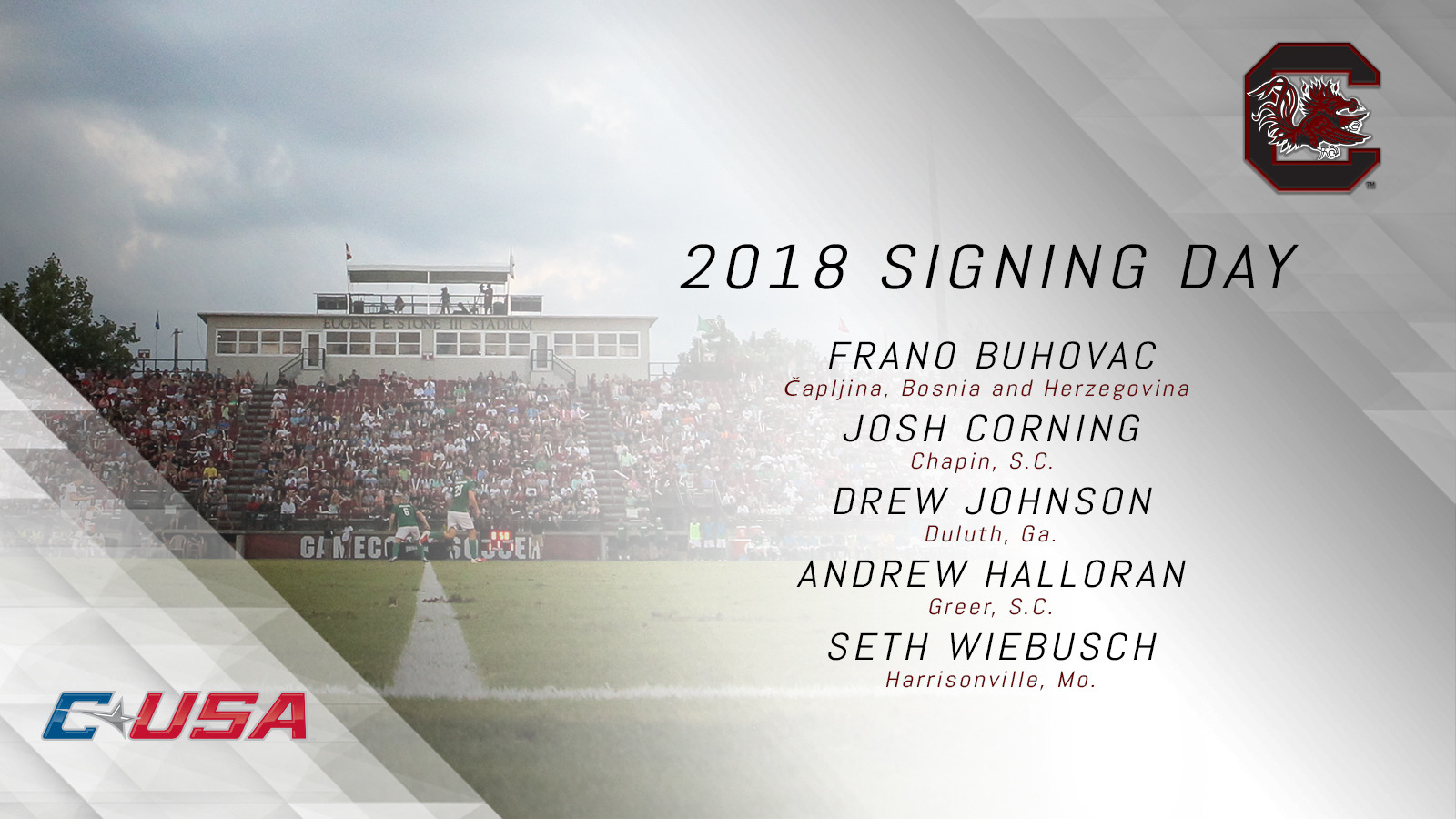 Berson Welcomes Five New Players to 2018 Squad