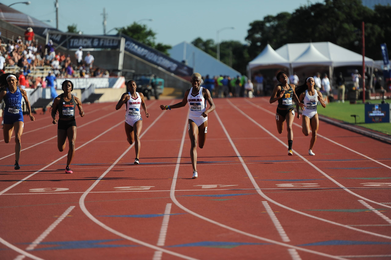 Wadeline Jonathas in action at the 2019 NCAA Outdoor Championships | June 5-8, 2019 | Photos by Cheryl Treworgy