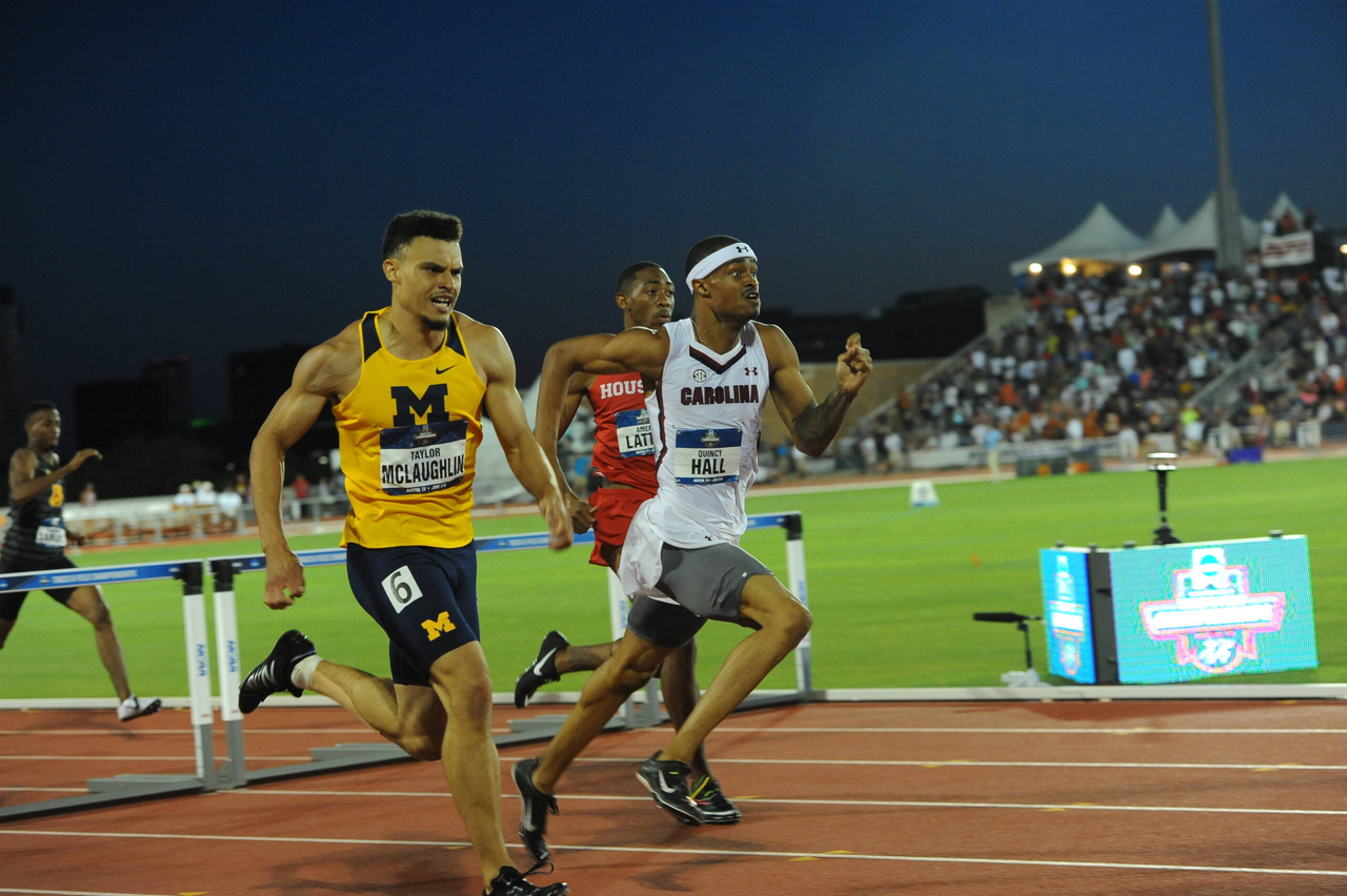 Quincy Hall in action at the 2019 NCAA Outdoor Championships | June 5-8, 2019 | Photos by Cheryl Treworgy