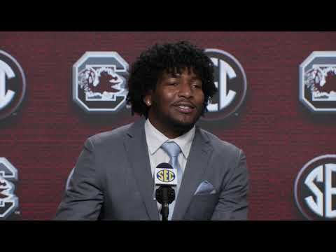 Kingsley Enagbare at SEC Football Media Day — 7/19/21