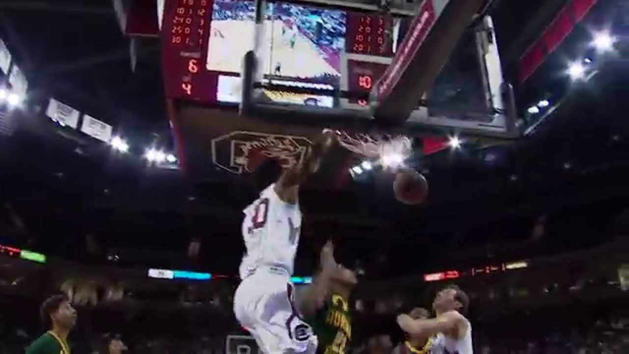 Chris Silva One-Handed Dunk vs. Norfolk State - 11/14/15