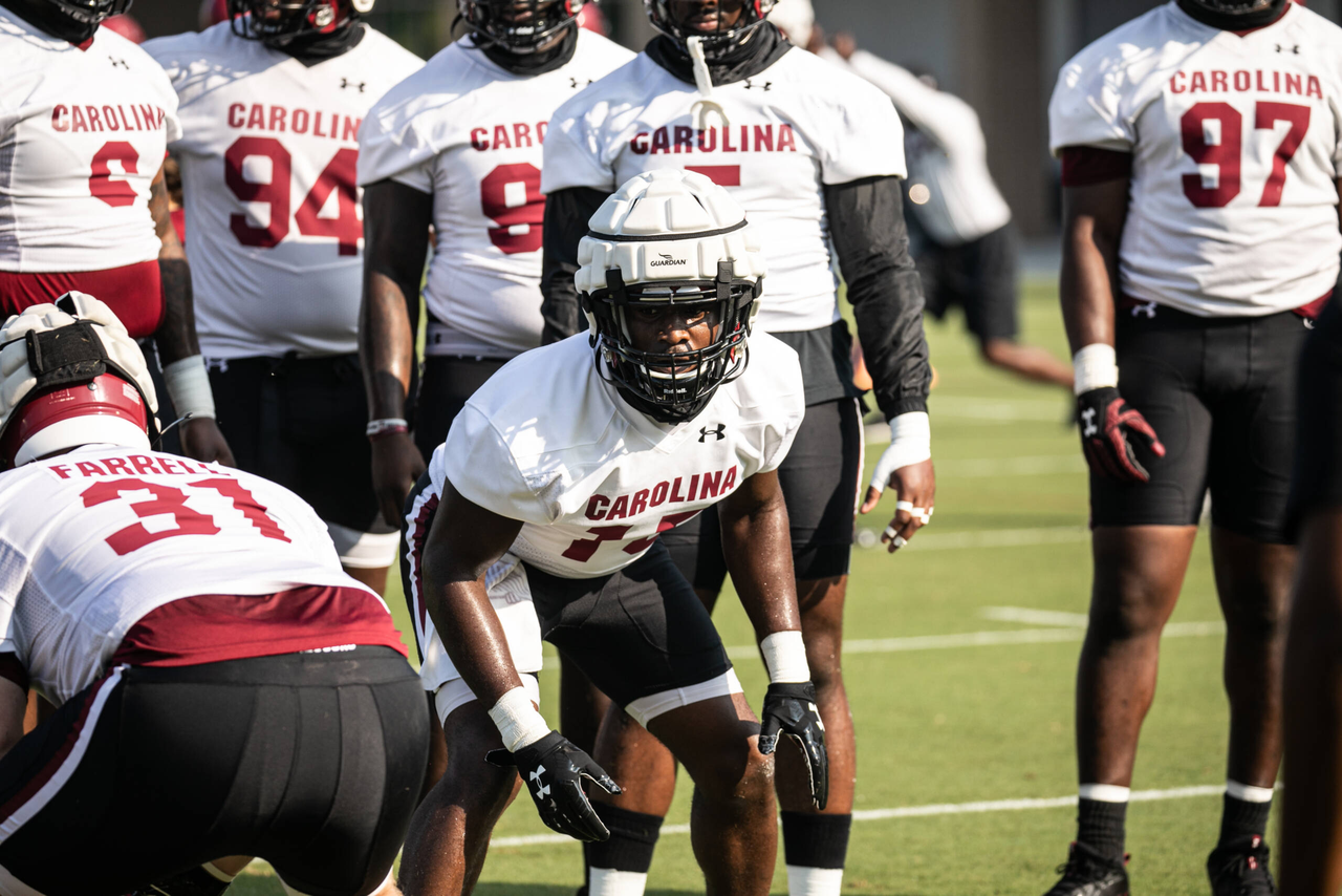 Aaron Sterling (15) | Wednesday, Aug. 19, 2020 | Ken & Cyndi Long Football Operations Center | Columbia, S.C. | Photos by South Carolina Athletics