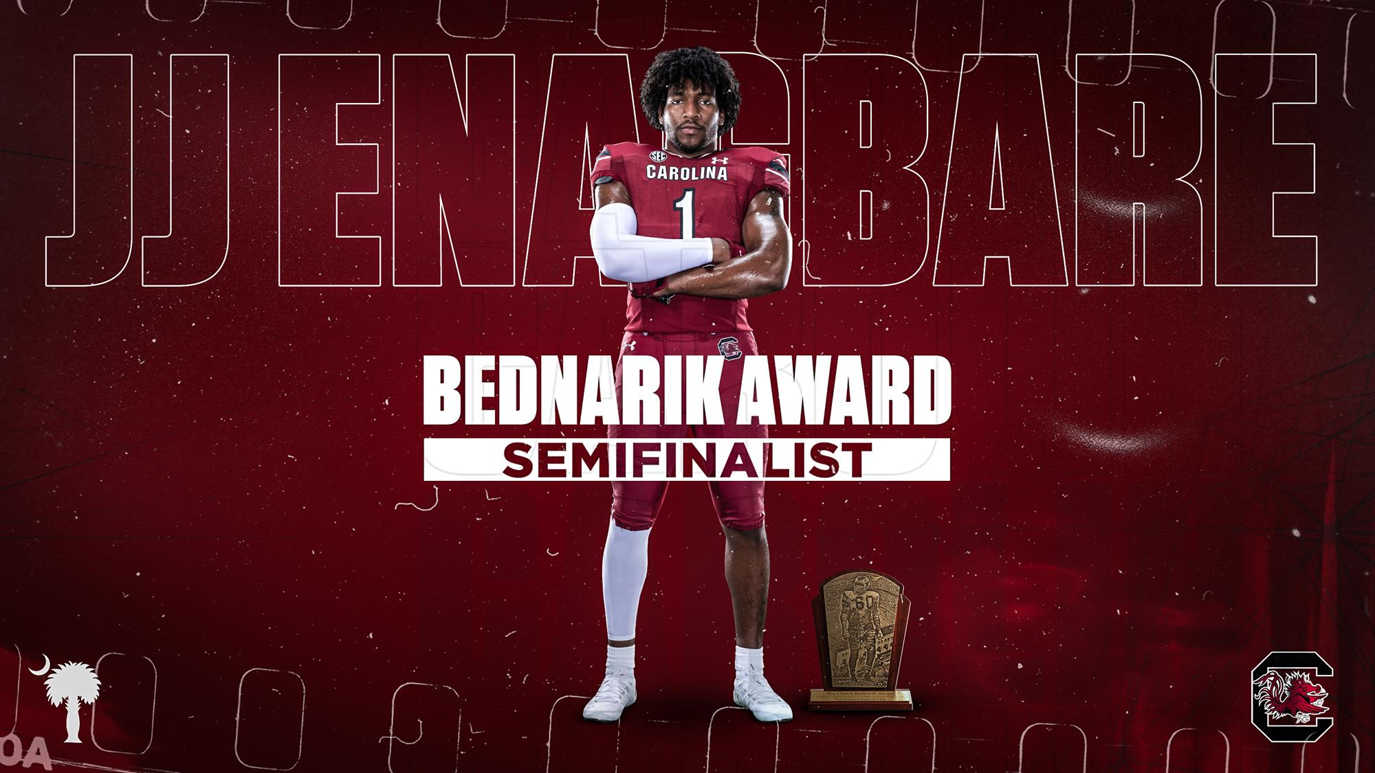 Enagbare Named a Semifinalist for the Bednarik Award