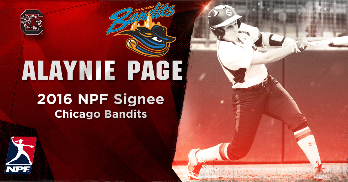 Alaynie Page Signed by NPF's Chicago Bandits