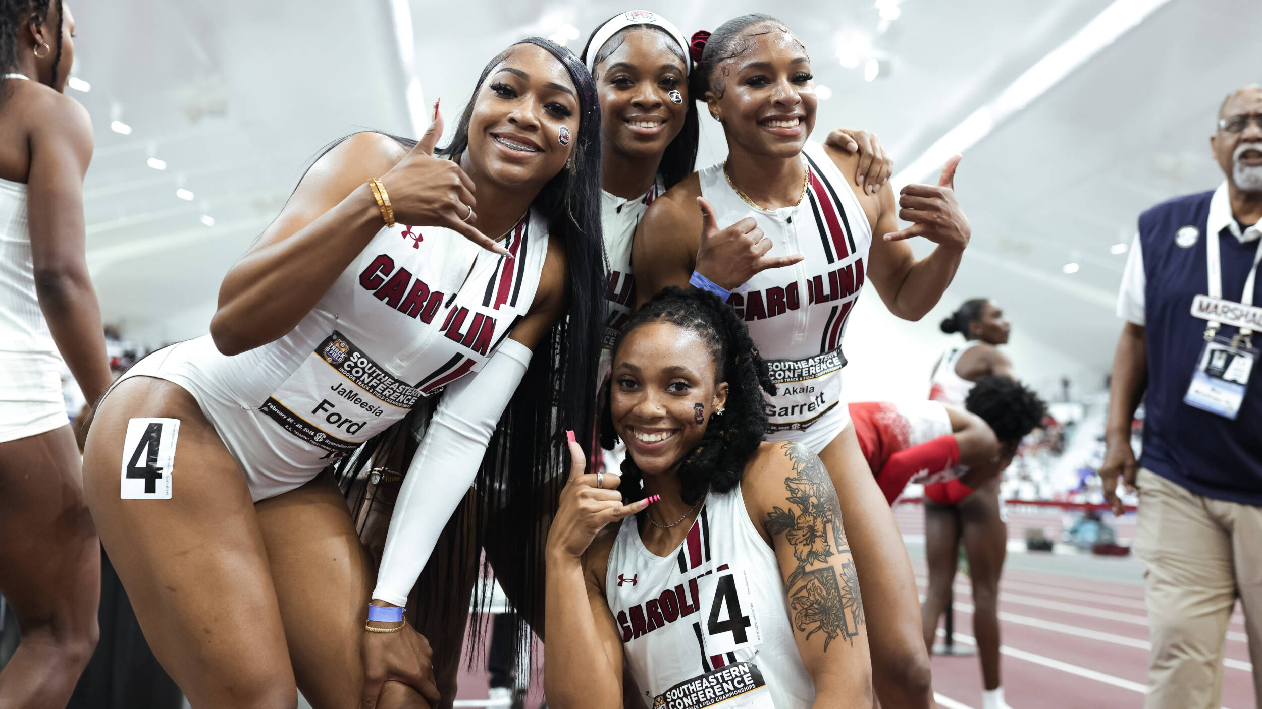 Gamecock Women Claim Fifth at SEC Indoor Championship