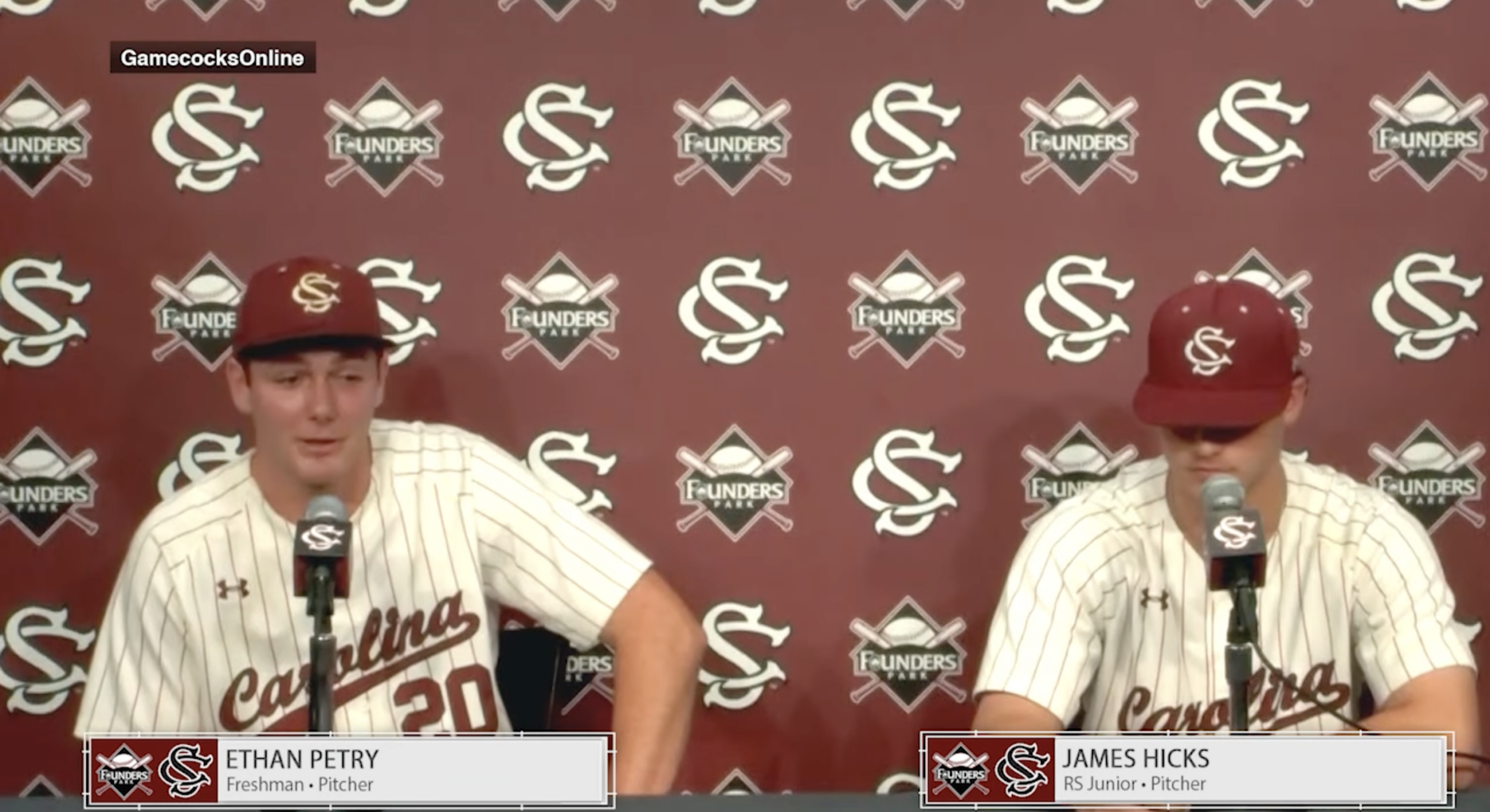 PostGame News Conference: (LSU) - Ethan Petry and James Hicks