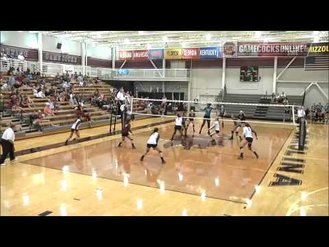 Highlights: South Carolina Volleyball vs. Coastal Carolina - 2013