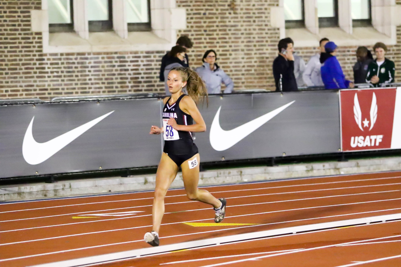 Heather Stone in action at the 125th Penn Relays | Photo by Charles Revelle | April 25, 2019