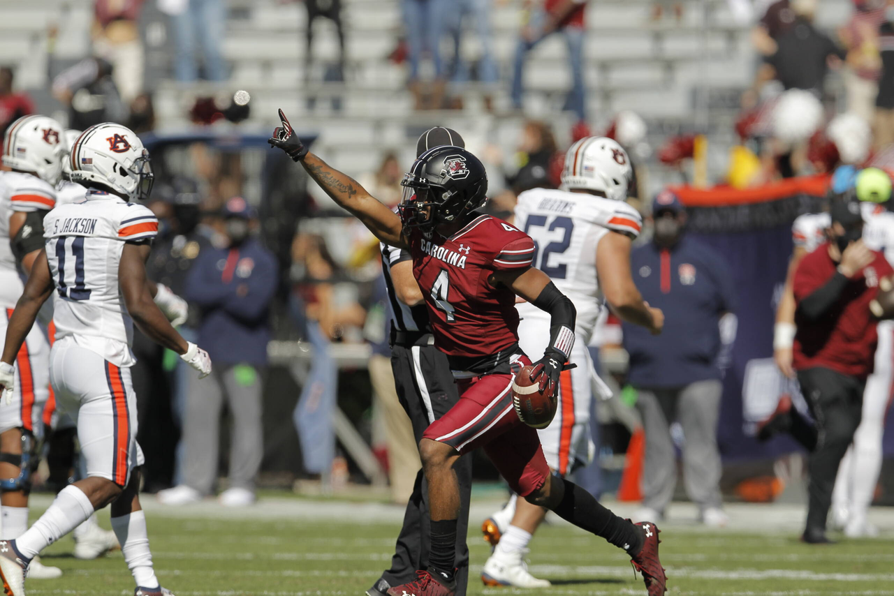Jaylin Dickerson vs Auburn, 10/17/2020, Williams-Brice Stadium, Photos by Travis Bell
