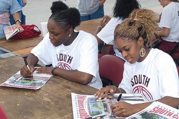 Women's Basketball at Gamecock Village