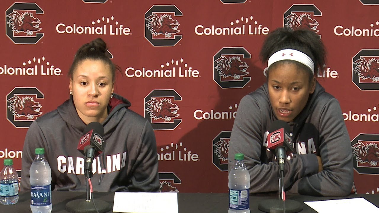 POST-GAME: Lindsey Spann, Tyasha Harris on Coker — 11/3/17