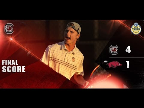 HIGHLIGHTS: Men's Tennis Defeats Arkansas 4-1 (4/21/16)