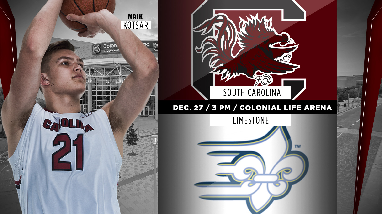 Gamecocks Host Limestone In Wednesday Afternoon Matchup