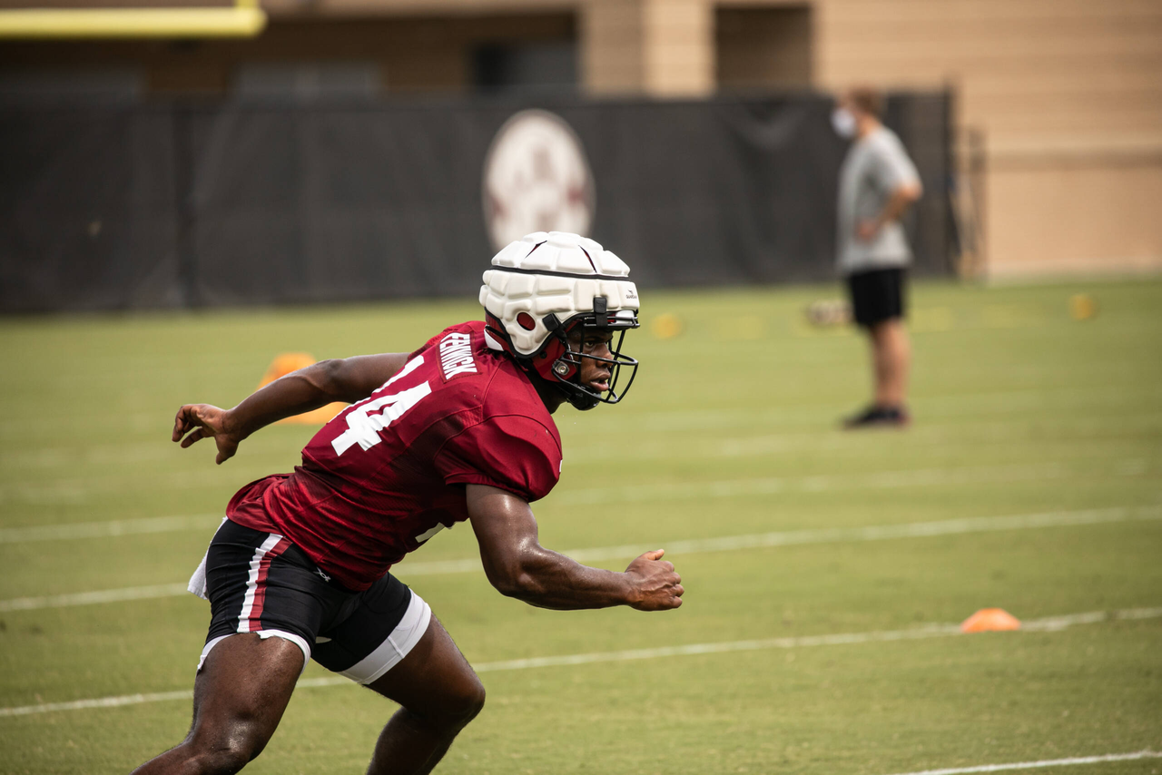 Deshaun Fenwick (14) | Saturday, Aug. 22, 2020 | Ken & Cyndi Long Football Operations Center | Columbia, S.C. | Photos by South Carolina Athletics