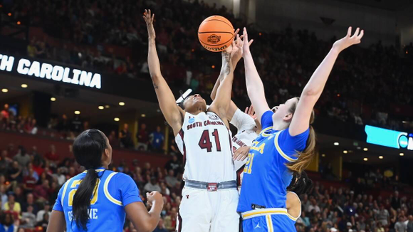 South Carolina Uses Size to Overpower UCLA, Advances to Elite Eight
