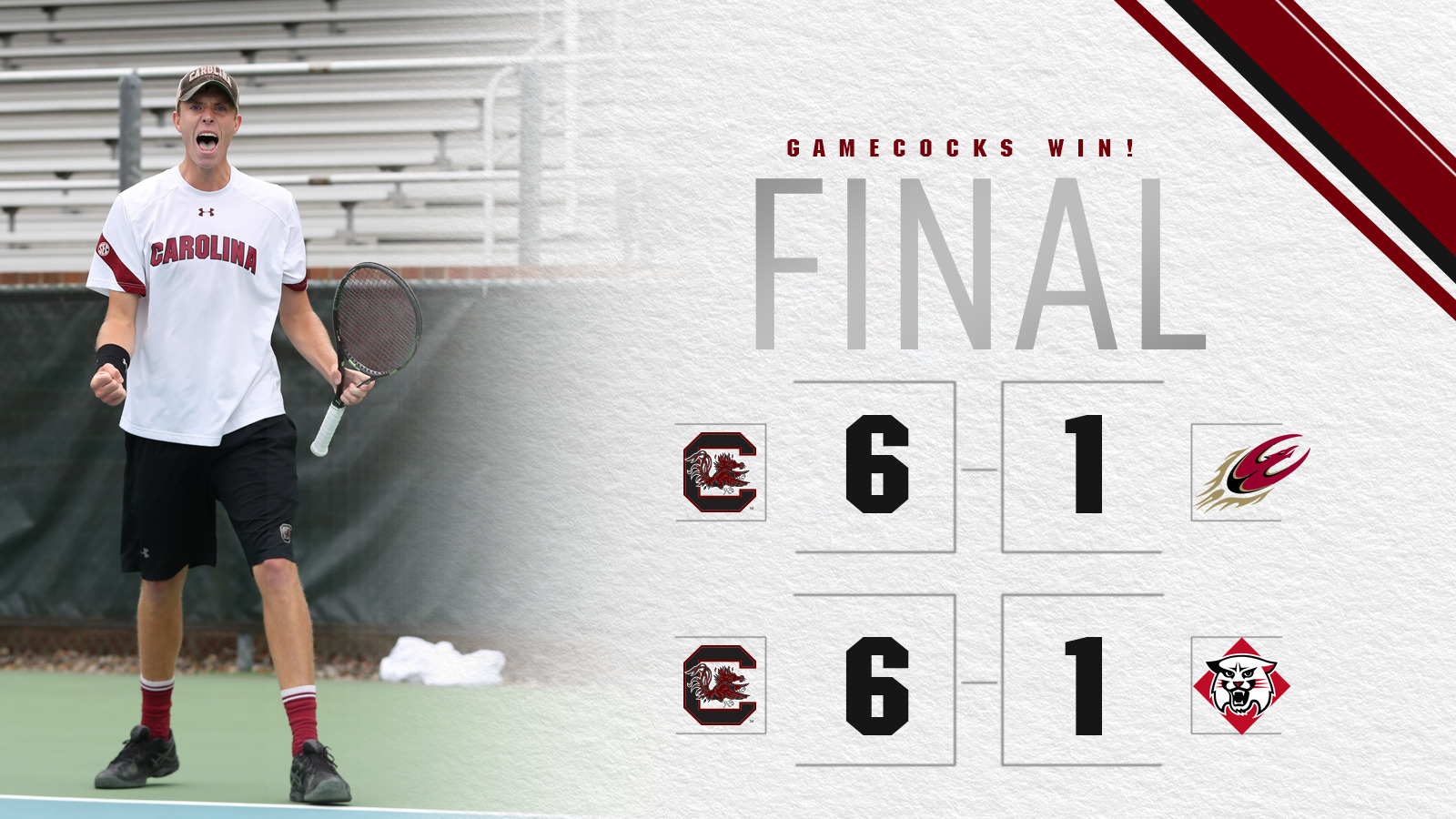 Gamecocks Improve to 4-0 After Doubleheader