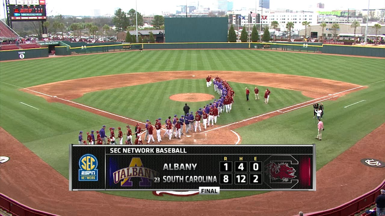 Baseball: South Carolina Defeats Albany, 8-1 (2/21/16)