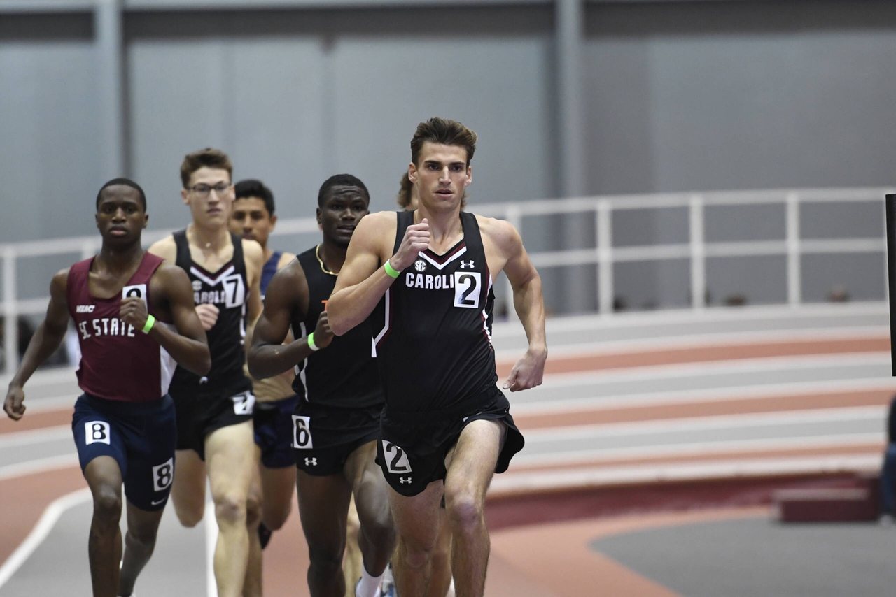 Ian Fladd in action at the Gamecock Inaugural | Jan. 19, 2019 | Photo by Allen Sharpe