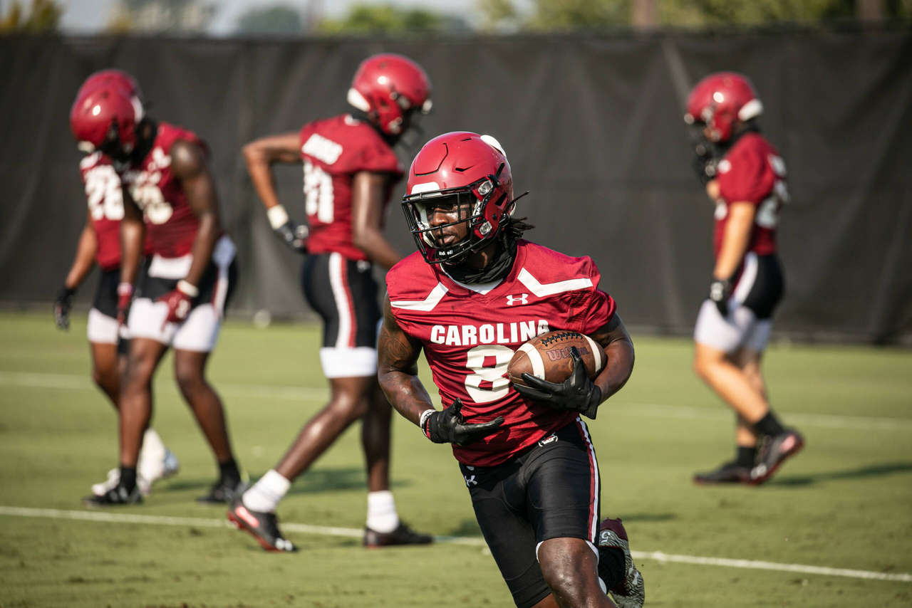 Randrecous Davis (8) | Wednesday, Aug. 19, 2020 | Ken & Cyndi Long Football Operations Center | Columbia, S.C. | Photos by South Carolina Athletics