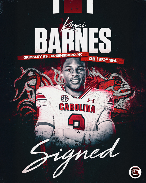 Kosci Barnes - Football - University of South Carolina Athletics