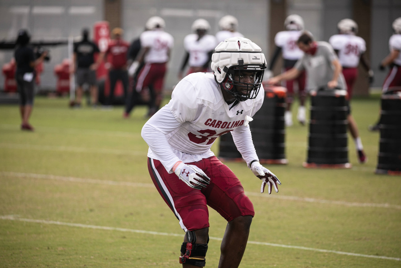Mohamed Kaba (32) | Monday, Aug. 24, 2020 | Ken & Cyndi Long Football Operations Center | Columbia, S.C. | Photos by South Carolina Athletics