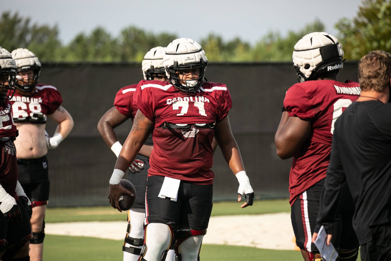 Eric Douglas (71) | Tuesday, Sept. 15, 2020 | Ken & Cyndi Long Football Operations Center | Columbia, S.C. | Photos by South Carolina Athletics