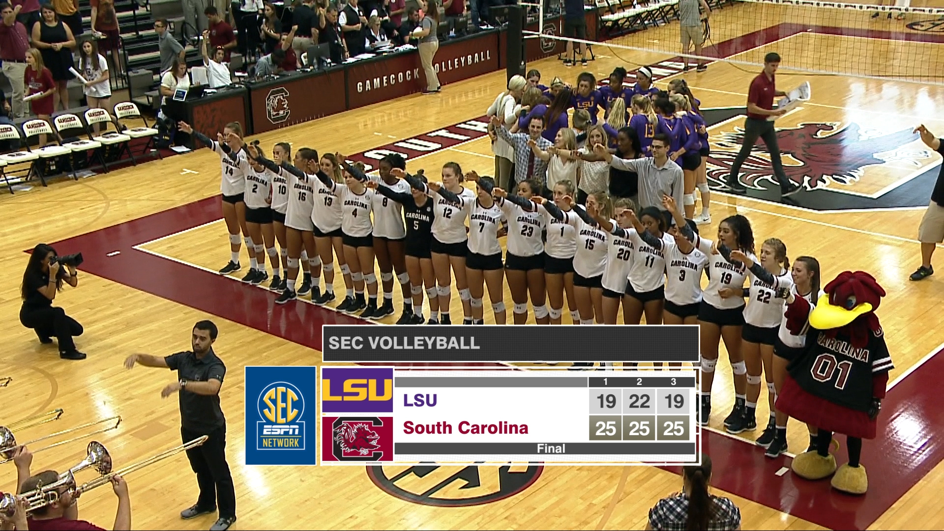 9/23/18 - Volleyball vs. LSU Highlights