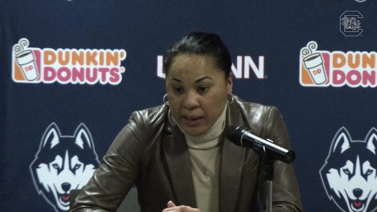 POST-GAME: Dawn Staley on Connecticut — 2/14/17