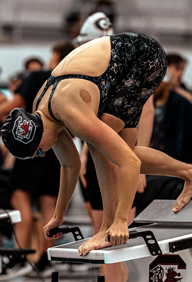 South Carolina Swimming & Diving Split for Midseason Action